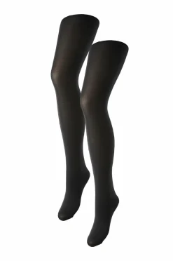 pieces Strømpebukser>Strømpebukser pcNew Nikoline 40 Den Tights 2-pak Black