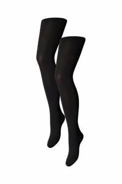 pieces Strømpebukser>Strømpebukser pcNew Nikoline 90 Den Tights 2-pak Black