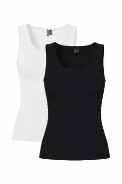 pieces Tanktop pcAmelia 2-pak Black Outlet