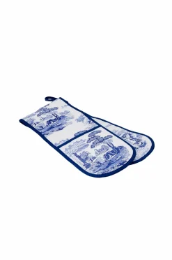 Pimpernel Ovnhandske dobbelt Blue Italian Blå/hvid Discount