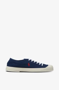 Polo Ralph Lauren Lærredssko>Kondisko Low Top Lace Newport Navy/Red Pp