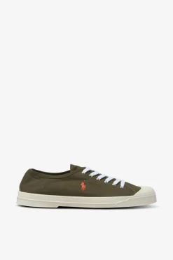 Polo Ralph Lauren Kondisko Low Top Lace Canopy Olive/Orange Pp Outlet