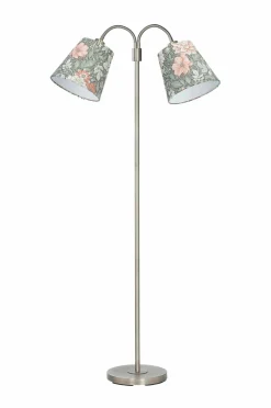 PR Home Gulvlamper>Gulvlampe Amy Flex 2 krom Dahlia Grøn