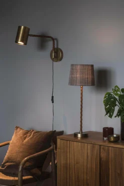 PR Home Lampefod Nora 46 cm Messing New