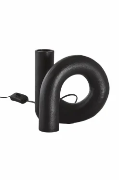 PR Home Lampefødder>Lampefod Notice Swirl 18 cm Råsvart