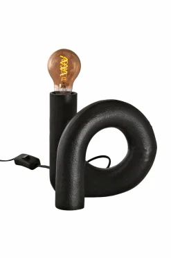 PR Home Lampefødder>Lampefod Notice Swirl 18 cm Råsvart