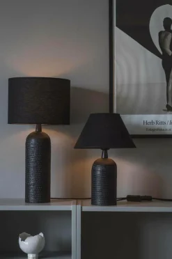 PR Home Lampefod Riley 38 cm Black mdf/metal