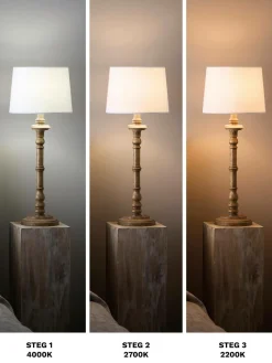 PR Home Lyskilde Twilight LED, 3-trin, 4,5W, Globe 4,5 cm Opal Sale