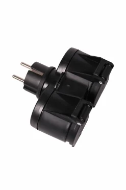 PR Home Udendørsbelysning|Lampetilbehør>Stikdåse med to stik IP44 udendørs, 12 cm Sort