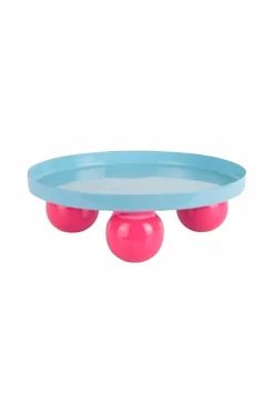 Present Time Bakke Double Funky Round Soft Blue & Bright Pink