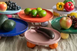 Present Time Bakke Double Funky Round Soft Blue & Bright Pink