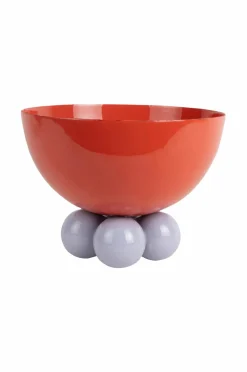 Present Time Skål Double Funky Large Knaldrød m. blød lilla New