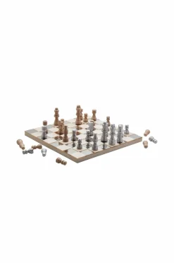 PRINTWORKS Pynteting>Classic - Art of Chess, Mirror Beige/silver