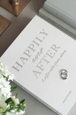 PRINTWORKS Fotoalbum bryllup - Happily Ever After, 21x28 cm Elfenbenshvid Discount