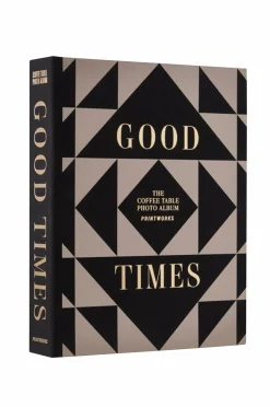 PRINTWORKS Fotoalbum - Gode tider, trekanter Sort guld Best