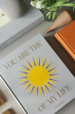 PRINTWORKS Fotoalbum - You are the Sunshine (L), 21x28 cm Lysegrå Best