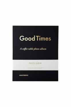 PRINTWORKS Pynteting>Fotoalbum - Good Times Black (L) Black mdf/metal
