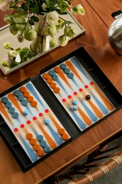 PRINTWORKS Klassisk - Backgammon-kunsten, antracit Grå Online