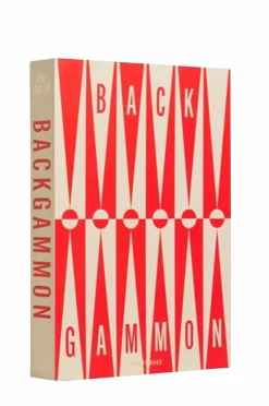 PRINTWORKS Klassisk - Backgammon-kunsten, rød/cremefarvet Rød/Hvid New