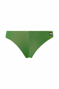 Puma Badetøj|Badetøj>Bikiniunderdele Women Ribbed Brazilian Green / black