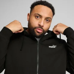Puma Hættetrøje Ess No. 1 Logo Full-zip Hoodie FL Puma black Online