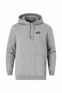 Puma Hættetrøje Ess Small No. 1 Logo Hoodie FL Medium gray heather Sale
