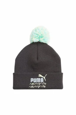 Puma Huer>Hue Mixmatch Pom Pom Beanie Puma Black-Silver Sky-Aop