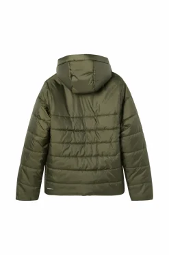 Puma Overtøj>Jakke Ess Hooded Padded Dark olive
