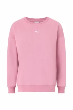 Puma Sweatshirts & Hoodies>Sweatshirt Ess Oversized Crew FL Poised pink