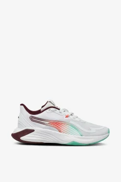 Puma Træningssko Pwr Hybrid TR Wns White-Ruby Shimmer-Mint Melt-Glowing Red Hot