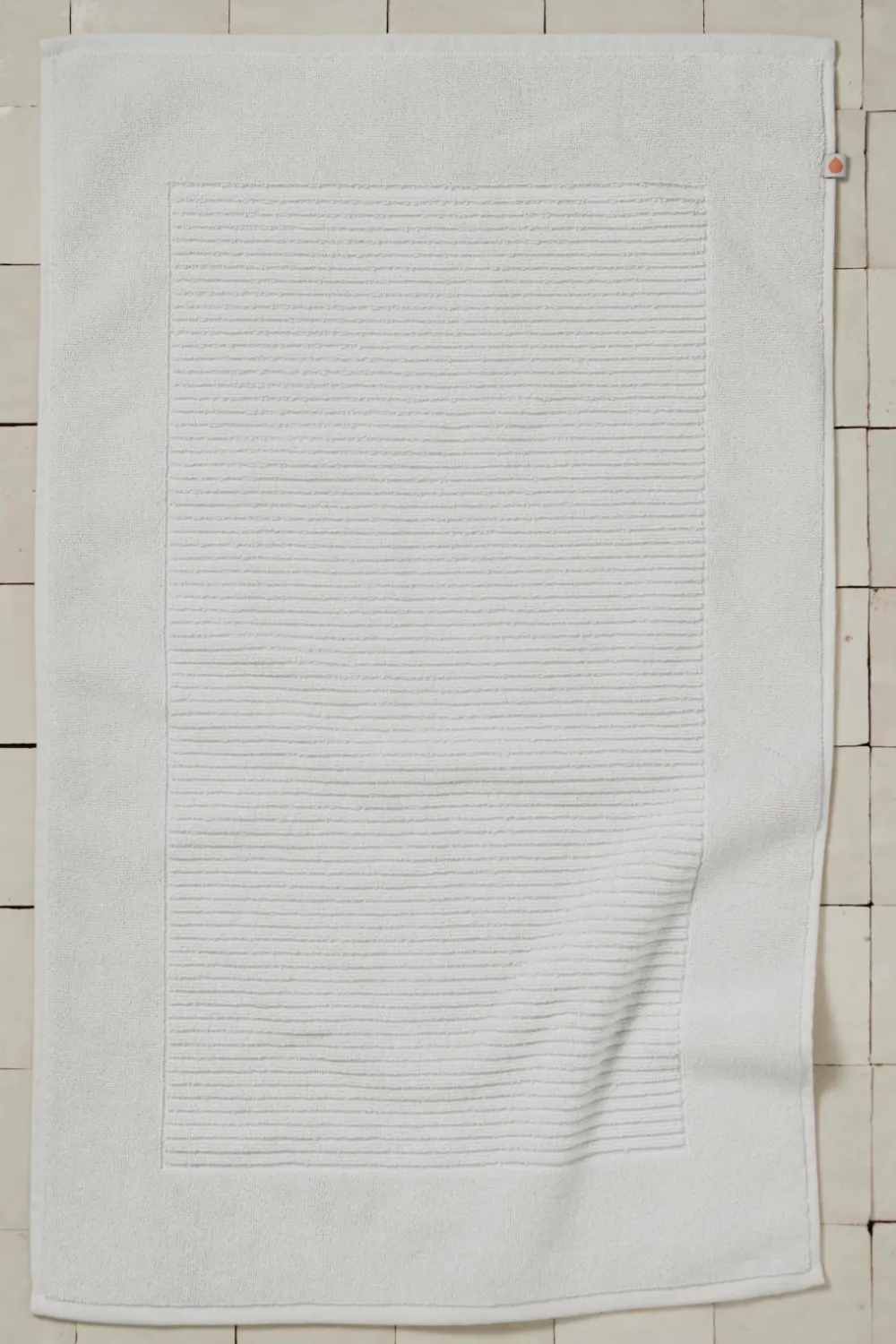 Pure Bademåtte Premiumsoft 50x80 cm Hvid