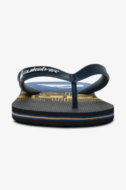 Quiksilver Flip flops Molokai Art Youth Black/black/orange Best
