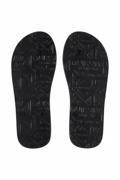 Quiksilver Klipklapper Java Wordmark Black/White Clearance