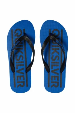 Quiksilver Klipklapper Java Wordmark Blue/Black Discount