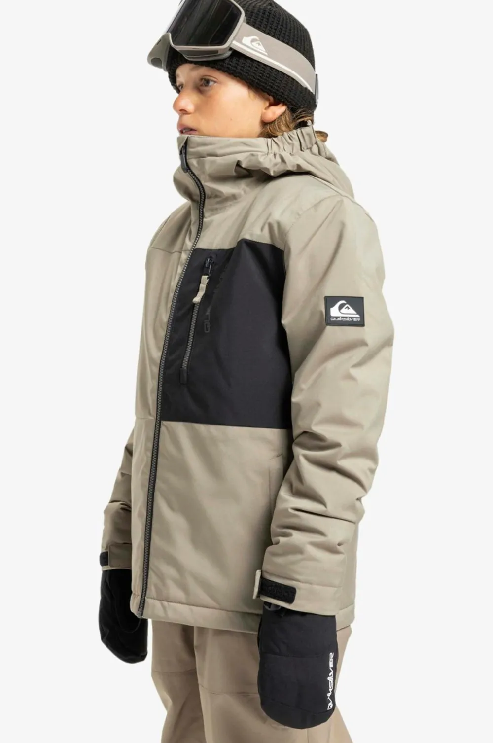 Quiksilver Skijakke Side Hit Solid Youth JK Fallen rock Sale