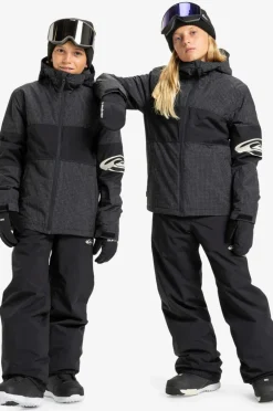 Quiksilver Snowboardjakke / skijakke High IN The Hood Youth JK True black Discount