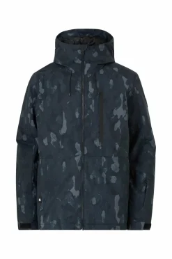 Quiksilver Overtøj|Overtøj>Snowboardjakke / skijakke Mission Printed JK Nature Zoom Dark Shadow