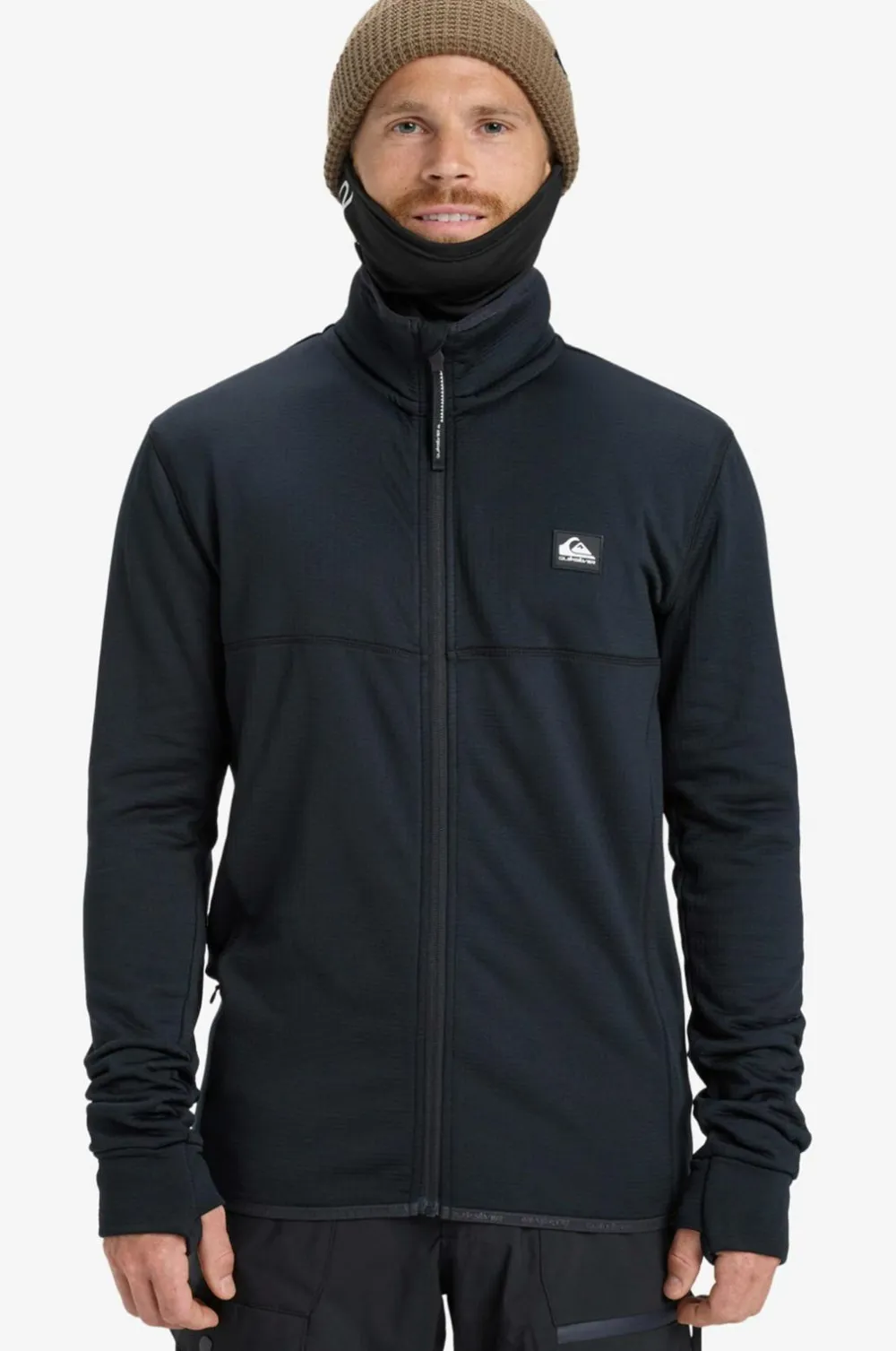 Quiksilver Træningstrøje Steep Point FZ Fleece True black