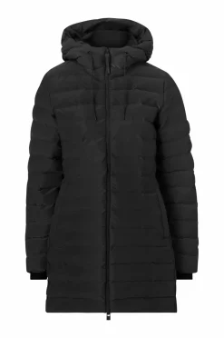 Rains Jakke Lohja Long Puffer Curve Jacket W3t3 Black