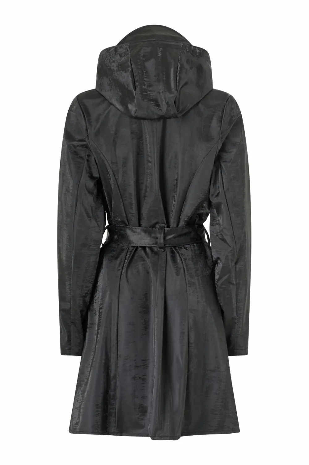 Rains Regntøj>Regnjakke Curve Long Jacket W3 Coal