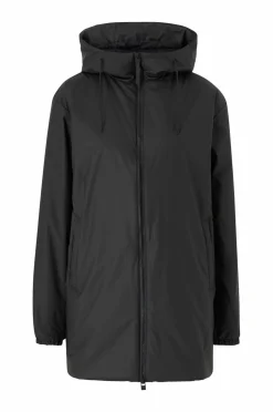 Rains Regnjakke Lohja Long Jacket W3T2 01black Outlet