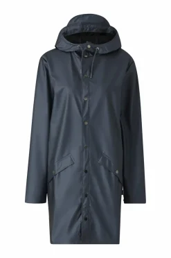 Rains Regntøj|Overtøj>Regnjakke Long Jacket 47Navy