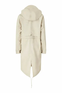 Rains Regntøj>Regnparka String W Parka 95 Dune Grain