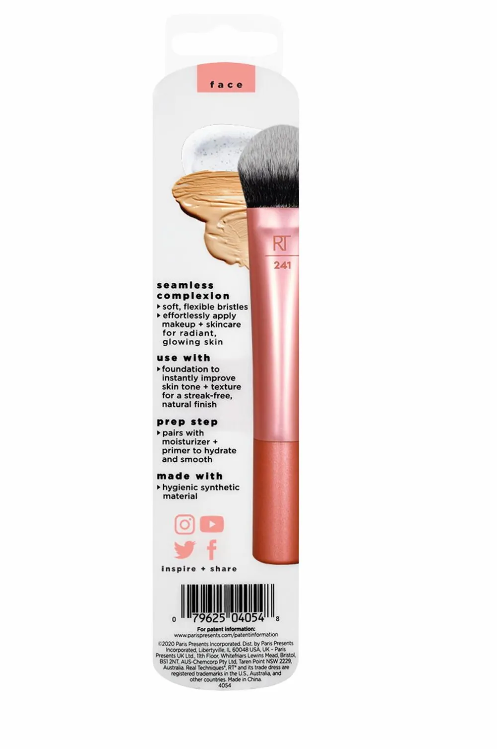 Real Techniques Makeupbørster>Seamless Complexion Brush