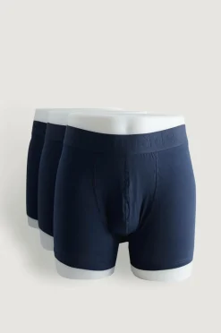 Resteröds Boxer Bamboo 3-Pak Regular Leg Navy Best
