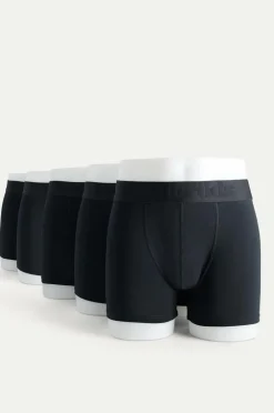 Resteröds Boxer Bamboo 5-pak Regular Leg Black Outlet