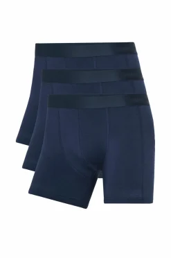 Resteröds Boxershorts Boxer Bamboo 3-pak Long Leg 03-82 navy Outlet