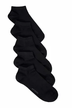 Resteröds STRØMPER Ankle Socks Bamboo 5-pak Black New