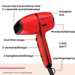 Revlon Føntørrer Airflow Control 2000 watt RVDR5320 No color Discount