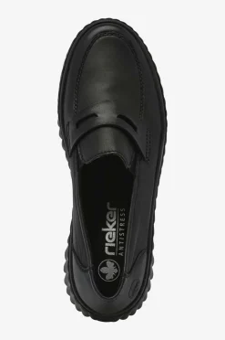 Rieker Loafers Leather Black